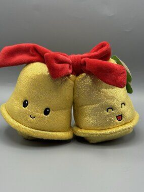Giggle Scape Gold Jingle Bells Plush New